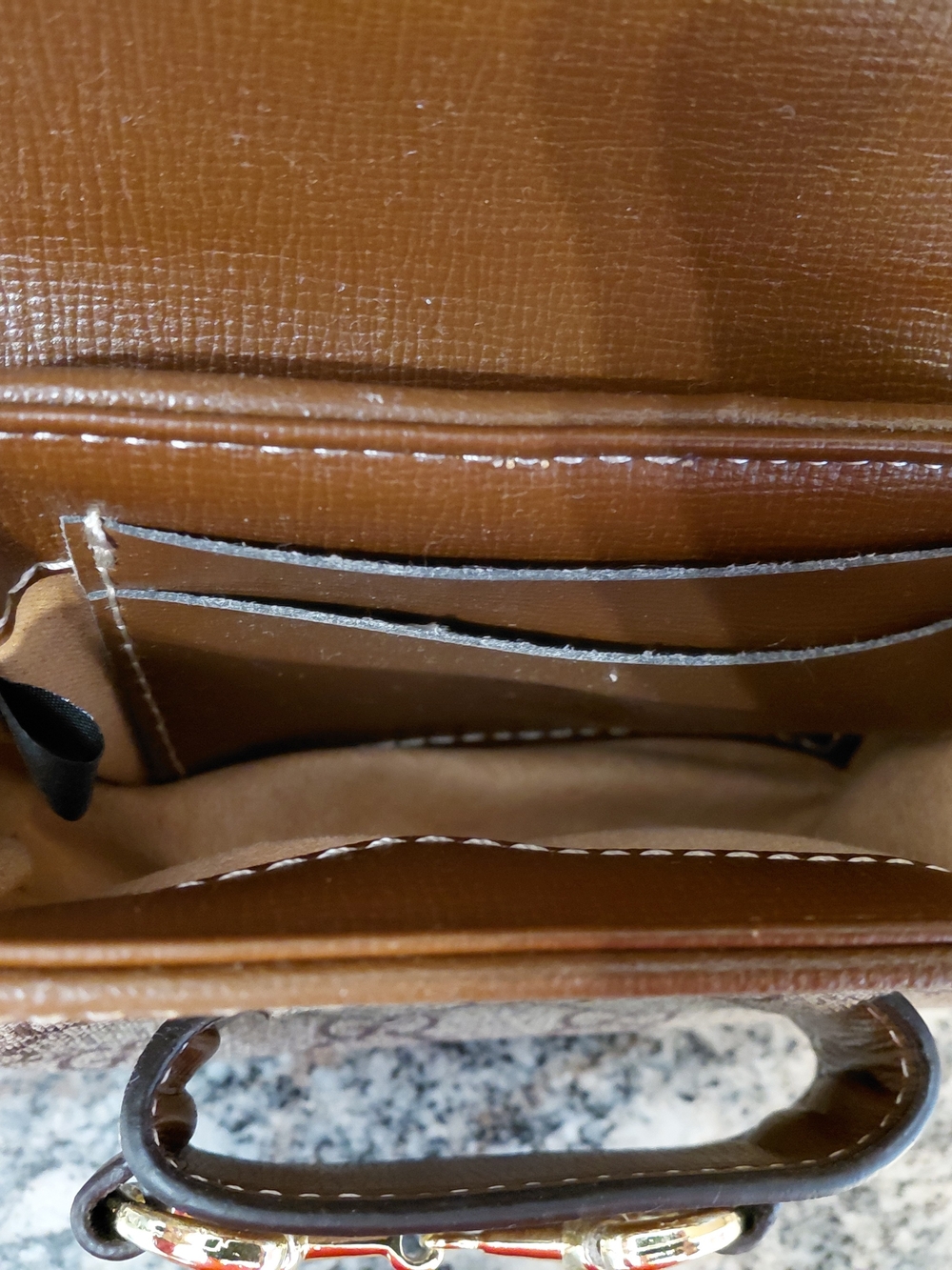 Designer Inspired Mini Crossbody Bag Purse with Two Removable Straps - Picture 7 of 8
